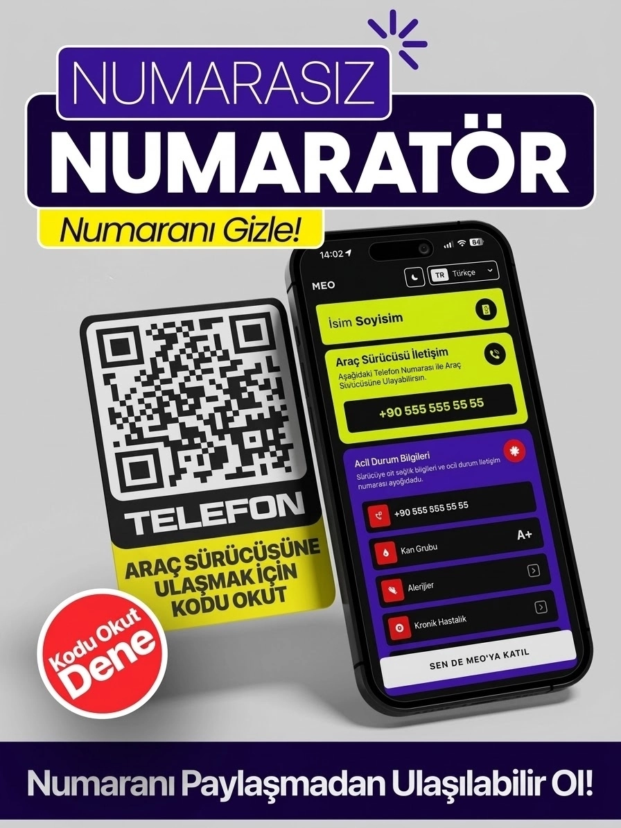 NUMARASIZ NUMARATÖR ETİKETİ